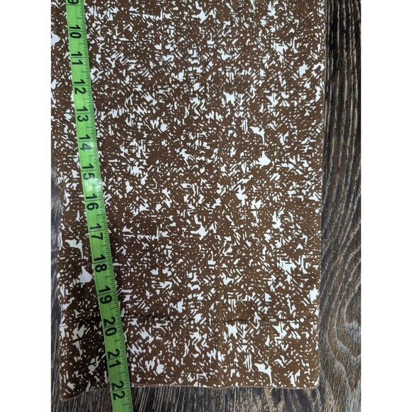 Talbots Capri Pants Womens Size 12 Brown White Floral - Picture 6 of 6